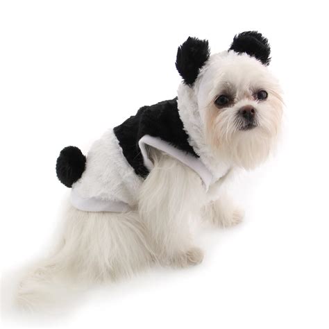 dog in a panda costume|panda dog costume large.